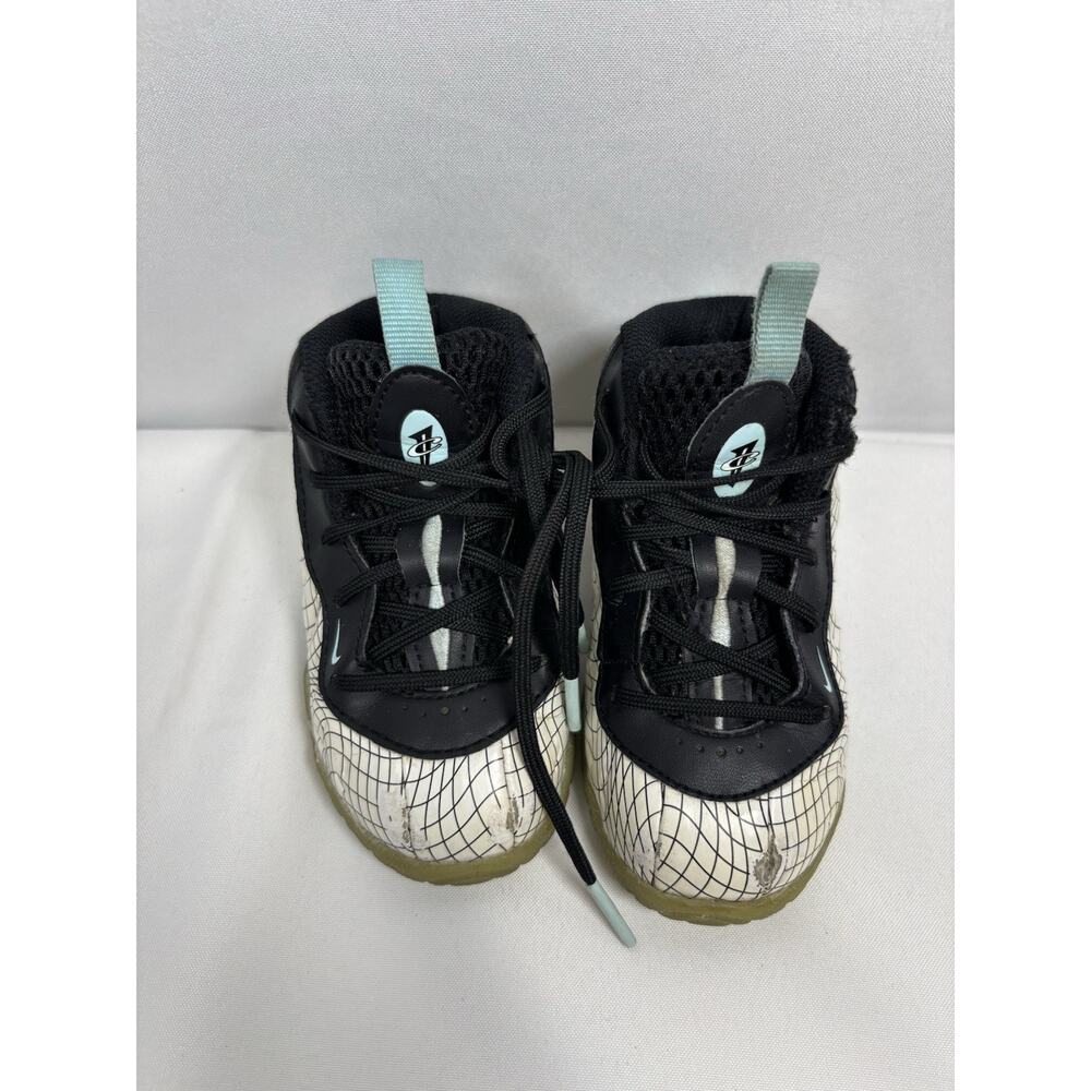 Nike Toddler Kids Sz 5C Little Posite 1 "Warped" Sneakers Shoes White CW1595-005